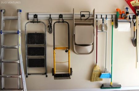 How to organize Brooms and mops