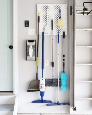 dedicate broom and mop closet