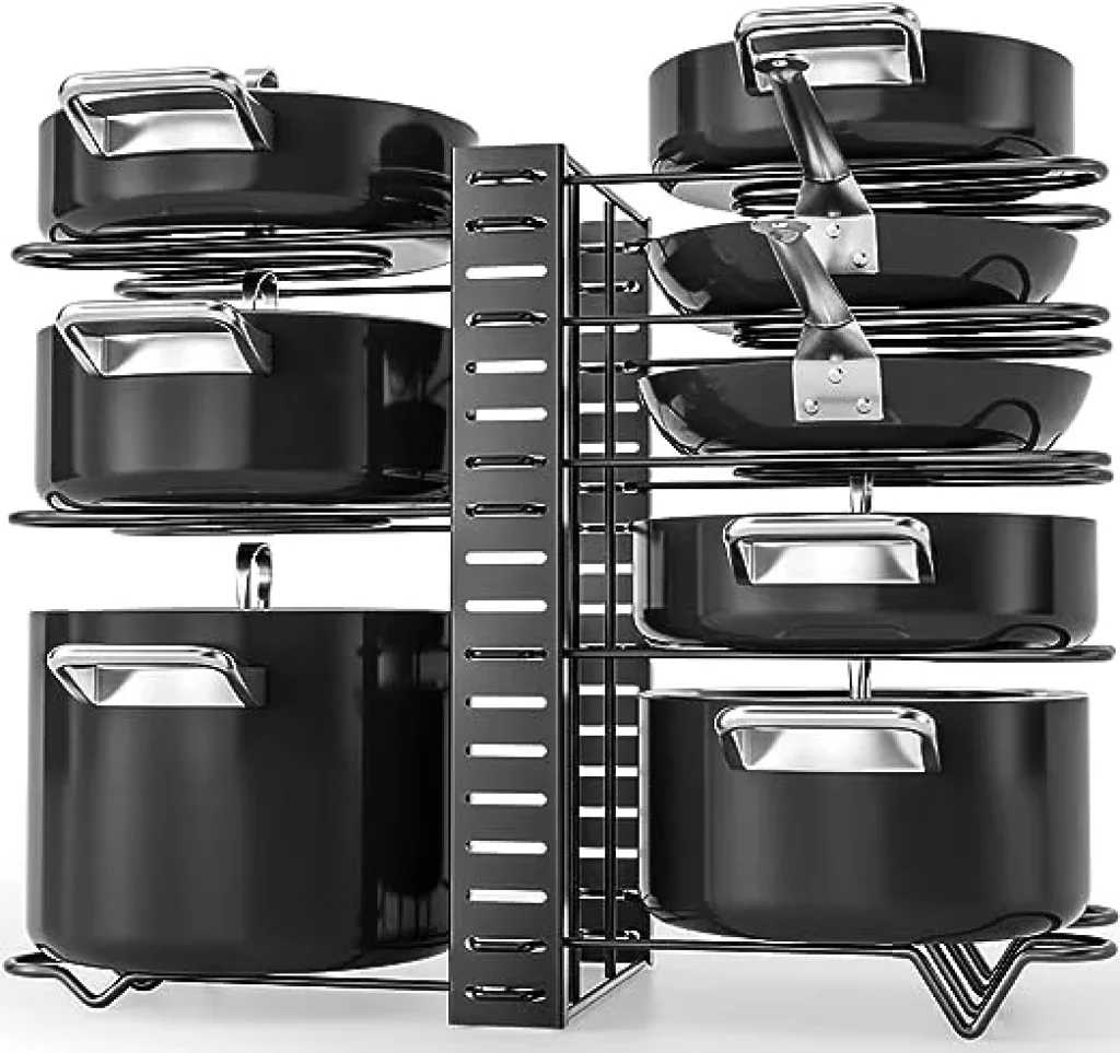 G-TING 8 Tiers Pots and Pans Organizer 